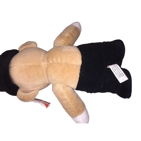 FAO Schwartz Light tan bear with Tall Hat & Black pants with gold stripe - Vinta - Picture 5 of 8